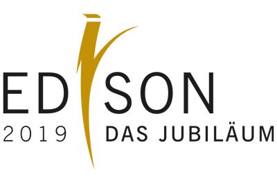 Logo "Edison der Preis" Jubiläum 2019
